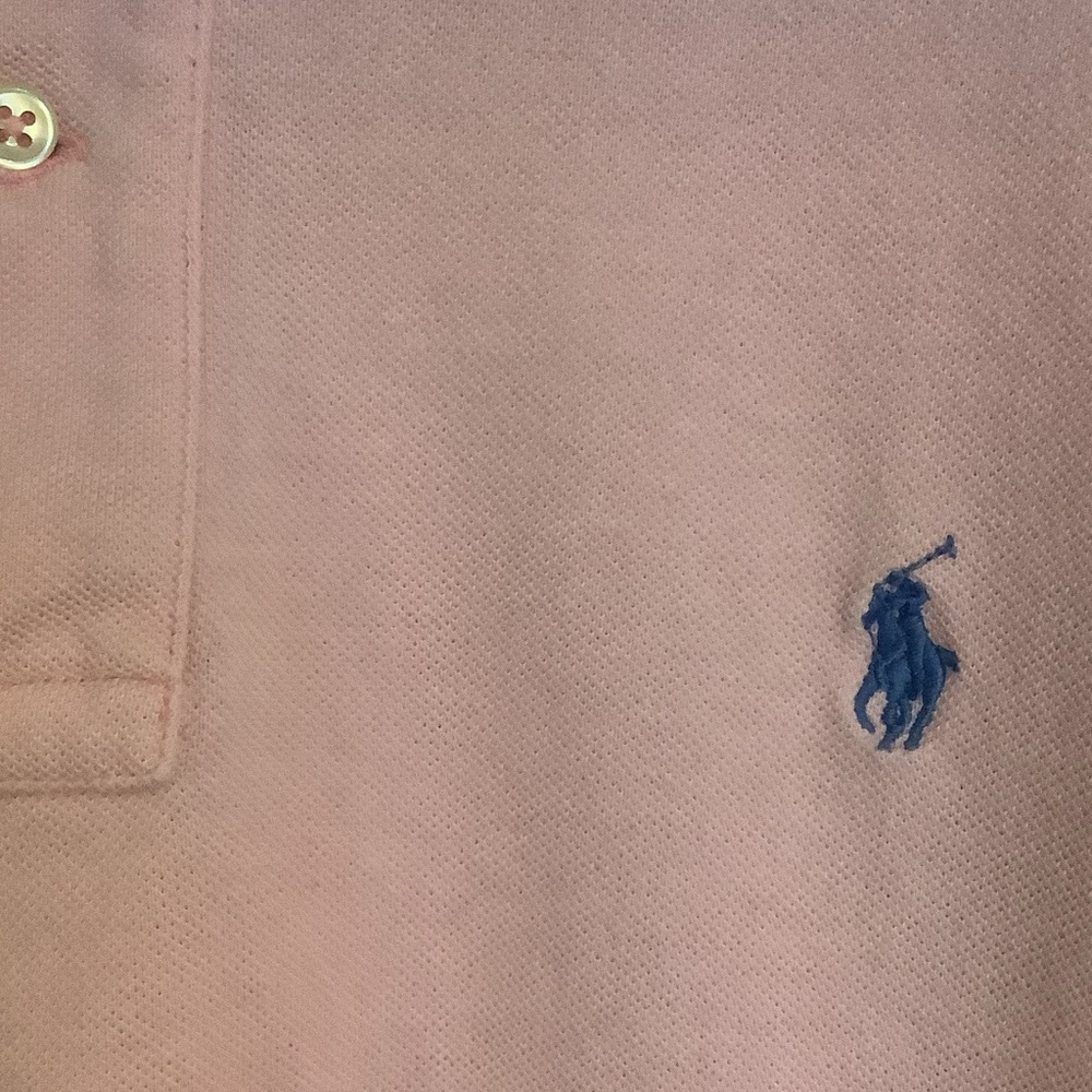 Ralph Lauren Men's Light Pink Polo Shirt-Size XXL - Picture 4 of 4